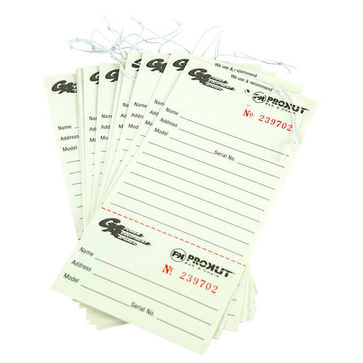 Prokut Workshop Repair Tags (pack Of 50) Pack Of 50