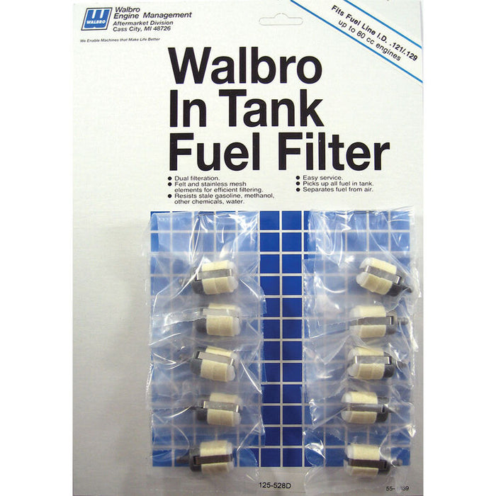 Boxed & Carded Genuine Walbro Large In Tank Pickup Filter Cas6118