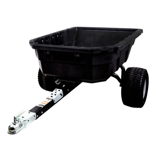 Trailer Poly Swivel Atv Dump Cart 12.5 Cu/ft Level Capacity / 15 Cu/ft Heaped Capacity