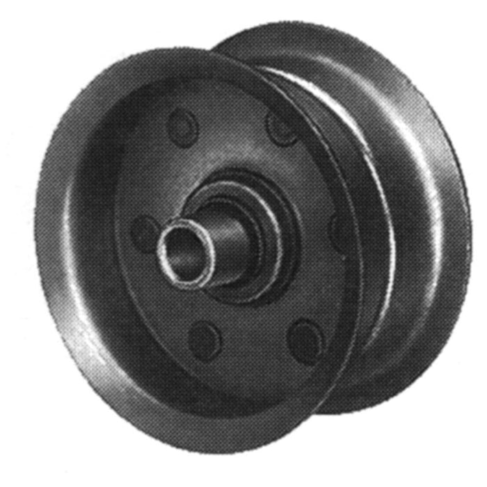 Pulley Flat Idler W/ Flange (a 4") Suits Mtd