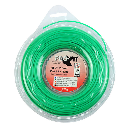 Pro Fit Trimmer Line Green .080" / 2.00mm Donut Length 67m