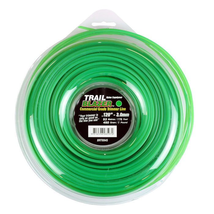 Trail Blazer Trimmer Line .120" / 3.00mm Donut Length 53m