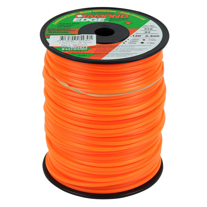 Diamond Edge Trimmer Line .130" / 3.30mm Spool Length 91m