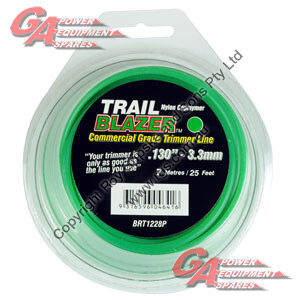 Trail Blazer Trimmer Line .130" / 3.30mm Teardrop Loops Length 25'