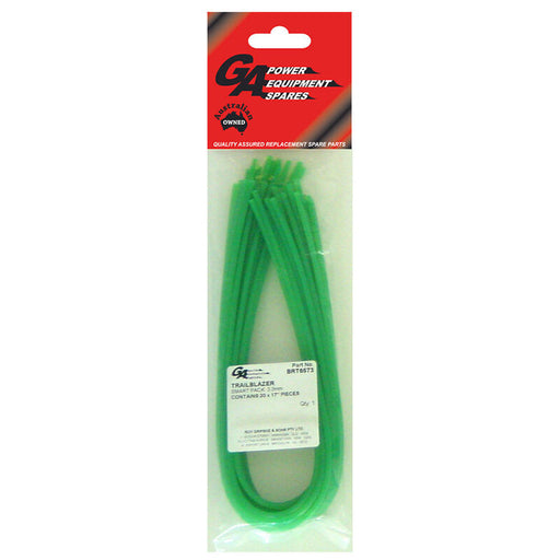 Trail Blazer Trimmer Line .130" / 3.30mm Cut Lengths Length 17" (20 Pieces)