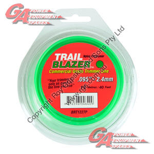 Trail Blazer Trimmer Line .095" / 2.40mm Teardrop Loops Length 40'