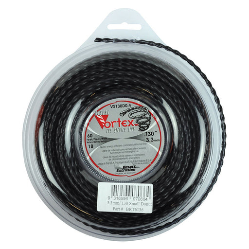 Desert Vortex Trimmer Line .130" / 3.30mm Small Donut Length 18m