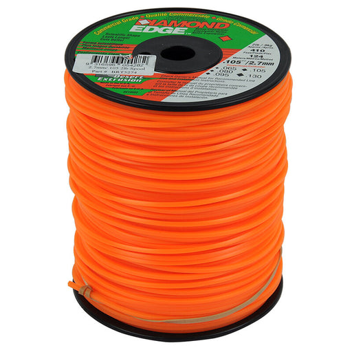 Diamond Edge Trimmer Line .105" / 2.70mm Spool Length 126m