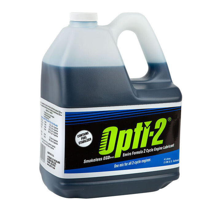 Opti-2 Two Stroke Oil 400l Mix Jug 1 X 4l Jug