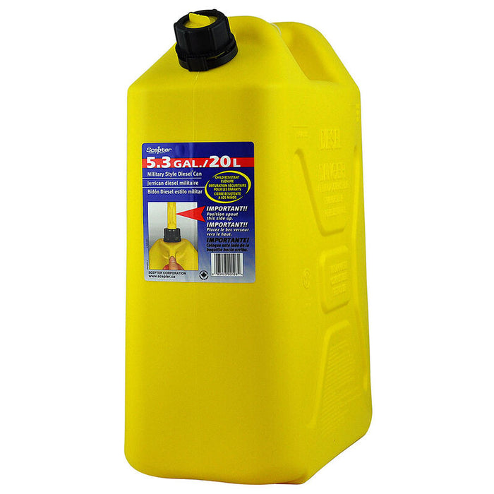 Scepter Diesel Fuel Can Yellow 20l