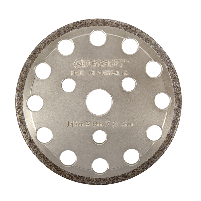 Prokut Cbn Grinding Wheel 145mm X 5mm X 22.2mm Suits 0.404" Chain