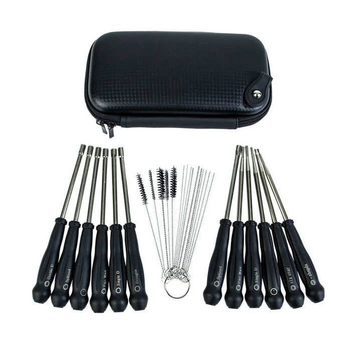 Carburettor Tuning Tool Set 12 Pcs +cleaning Tool Includes Protective Carry Case