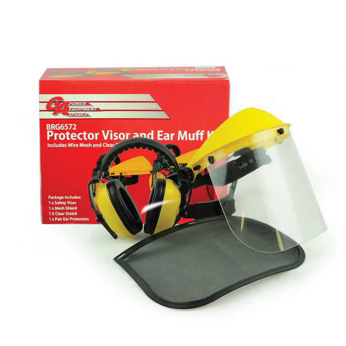 Tilt Up Protective Visor & Earmuff Kit