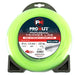 Prokut Trimmer Line Square Green .095 2.4mm 1/2 Lb 34m Donut