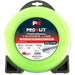 Prokut Trimmer Line Square Green .095 2.4mm 1 Lb 69m Donut