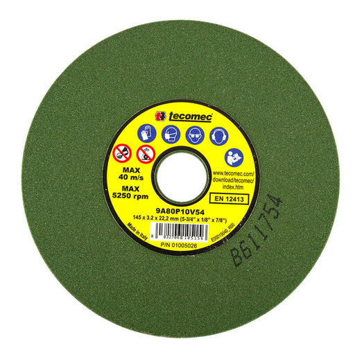 Grinding Wheel Green Suits 1/4", 3/8"lp & .325" 145 X 22.2 X 3.2