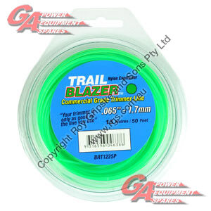 Trail Blazer Trimmer Line .065" / 1.70mm Teardrop Loops Length 50'