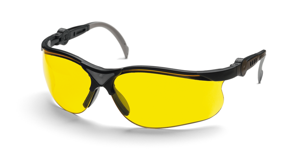 Protective Glasses   Yellow X